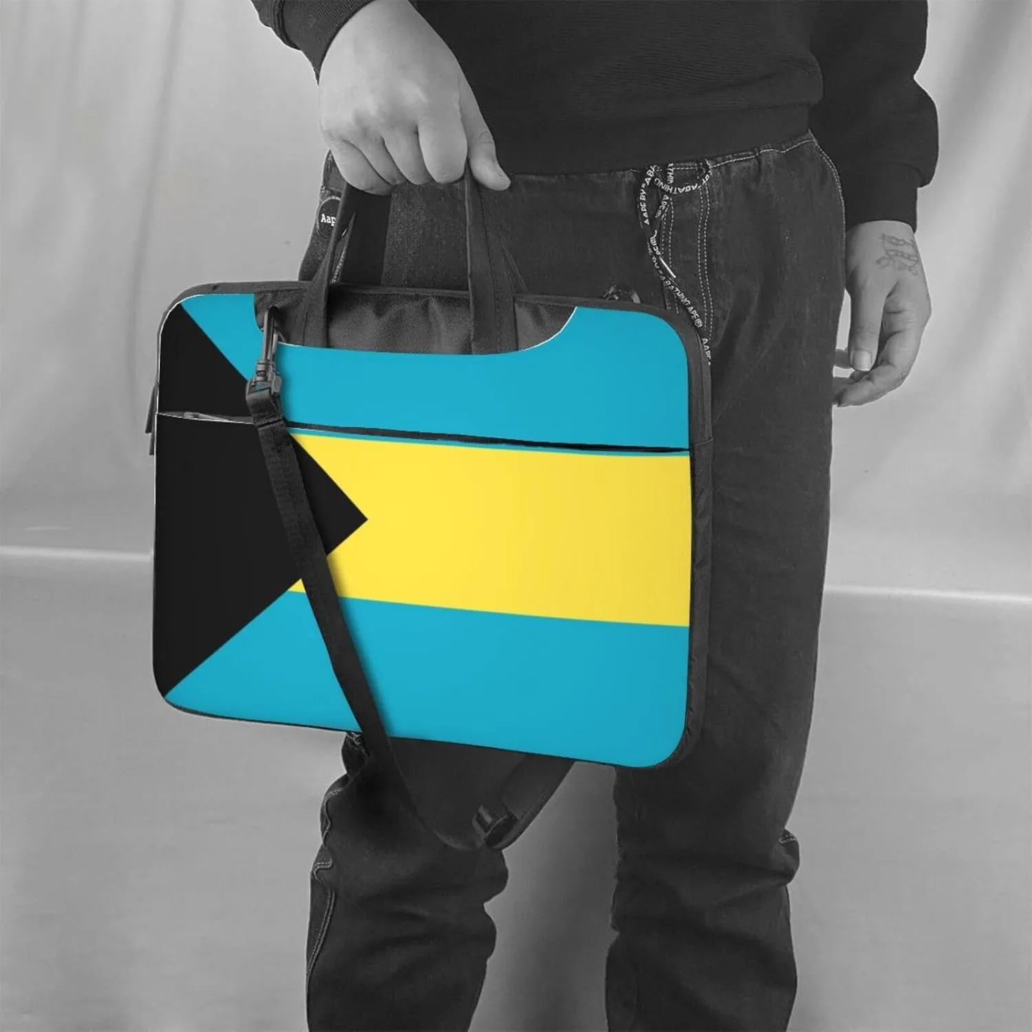 Filipino Philippines Flag Laptop Bag, Laptop Case Shoulder Messenger Bag Briefcase Computer Bag for Men Women