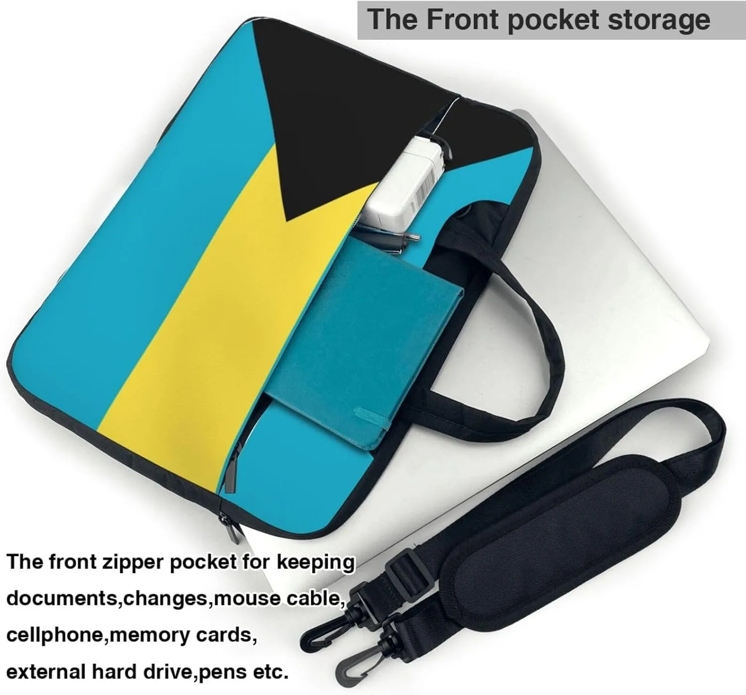 Filipino Philippines Flag Laptop Bag, Laptop Case Shoulder Messenger Bag Briefcase Computer Bag for Men Women