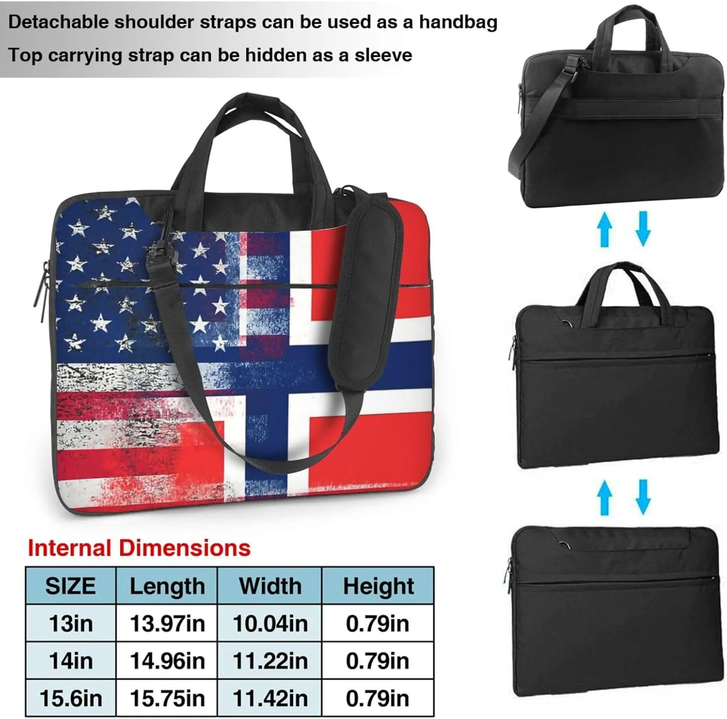 Filipino Philippines Flag Laptop Bag, Laptop Case Shoulder Messenger Bag Briefcase Computer Bag for Men Women