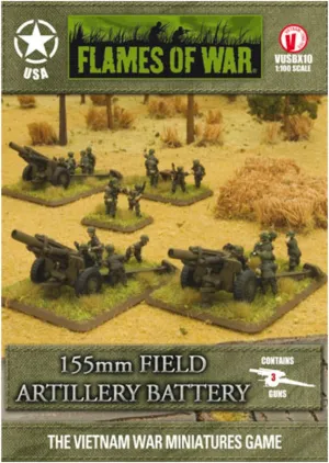 Flames of War NAM American M114 155mm Field Artillery Battery VUSBX10