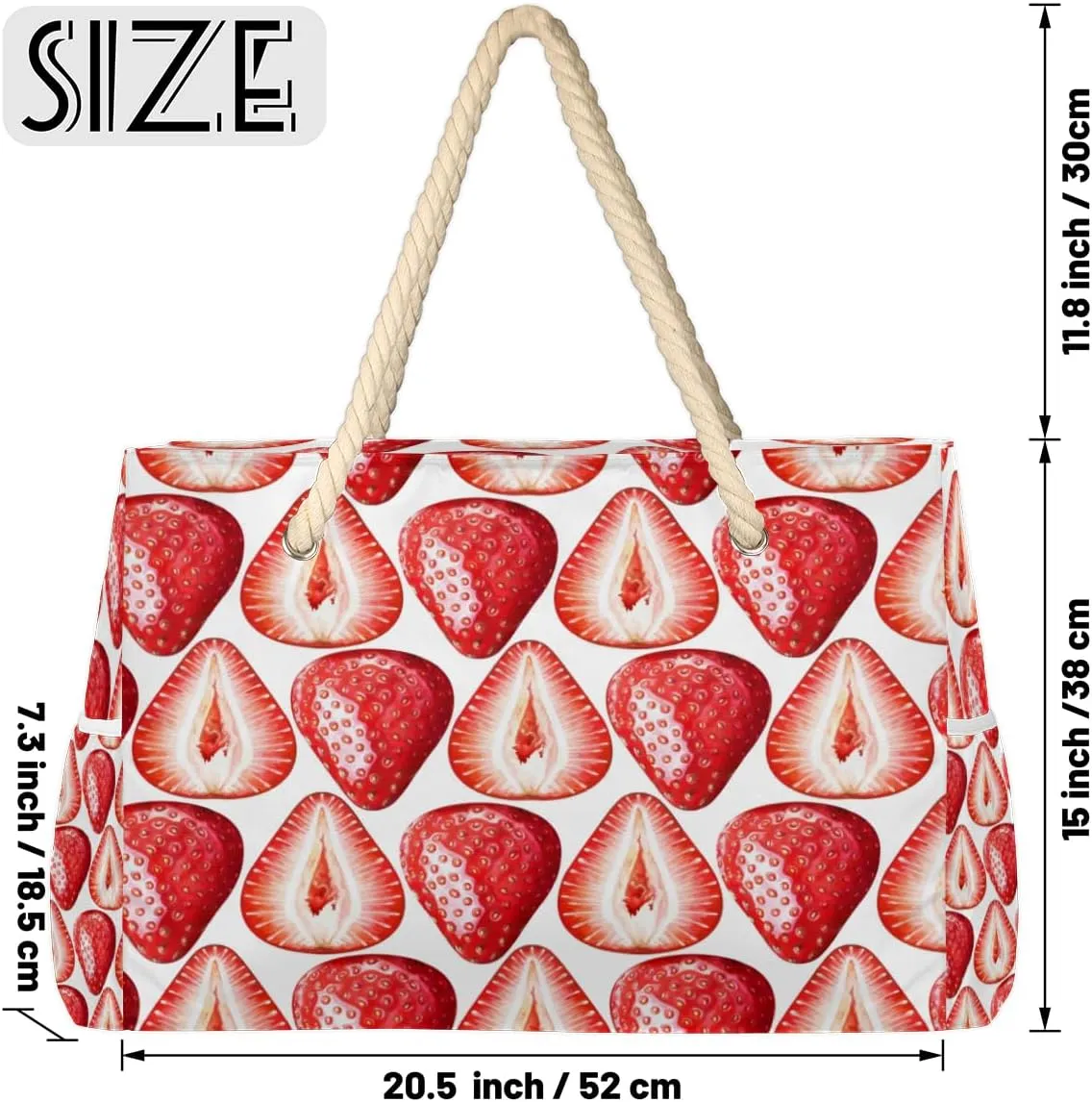Flamingo Flowers Beach Bags for Women Large Beach Tote with Zipper Waterproof Travel Sandproof Shoulder Pool Bag
