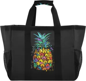 Foldable Grocery Reusable Tote Grocery Bag, Travel Canvas Shoulder Bags, Large Casual Laundry Pool Beach Bag