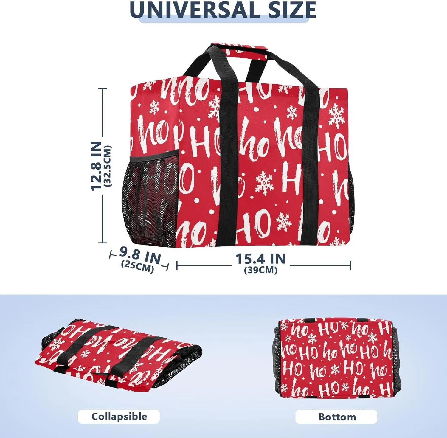 Foldable Grocery Reusable Tote Grocery Bag, Travel Canvas Shoulder Bags, Large Casual Laundry Pool Beach Bag