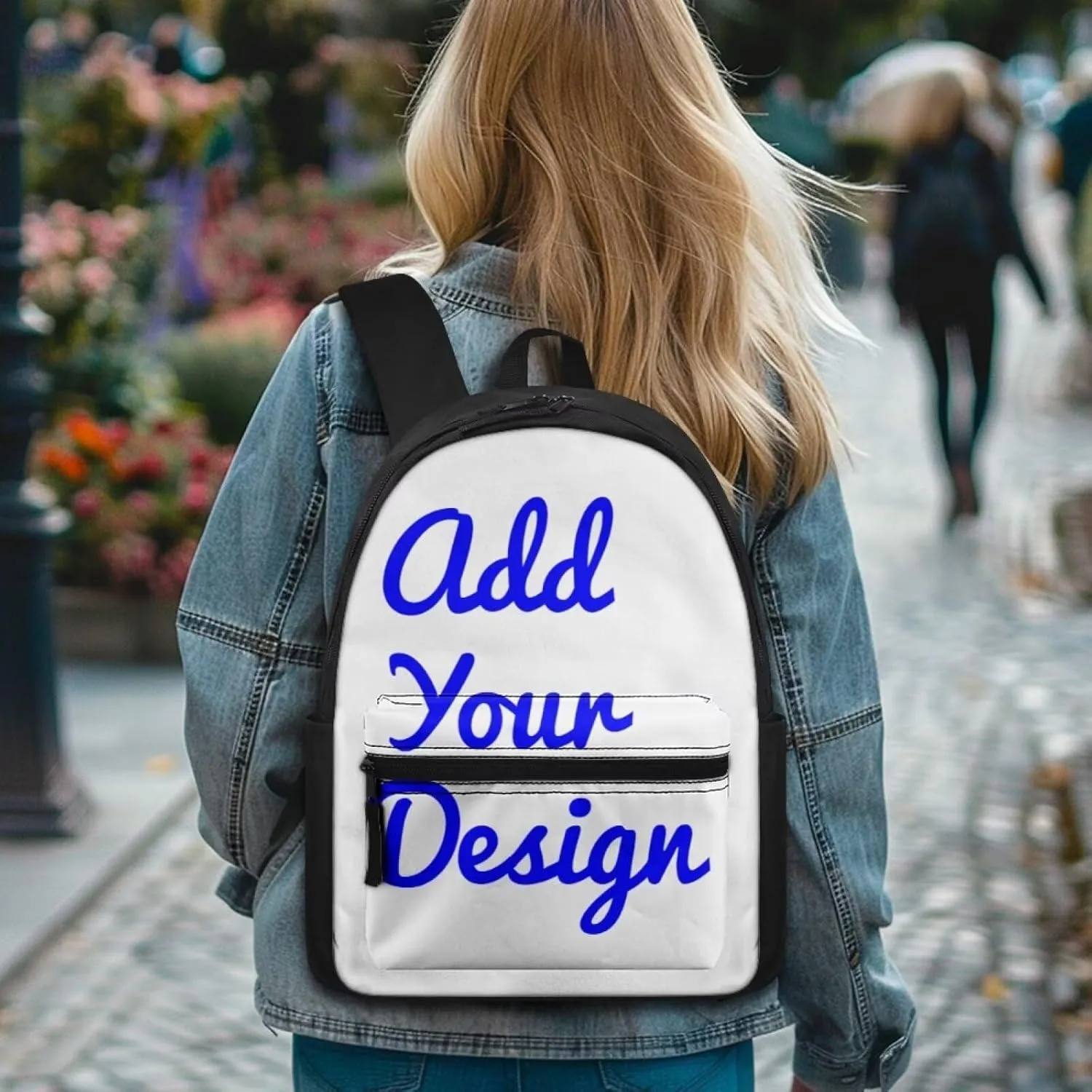 FOR U DESIGNS Kindergarten Backpack for Girls Custom Bookabg Ages 6-8 Lightweight Personalized School Bag Grade 1 Kawaii Travel Daypack Rucksack 15 Inch