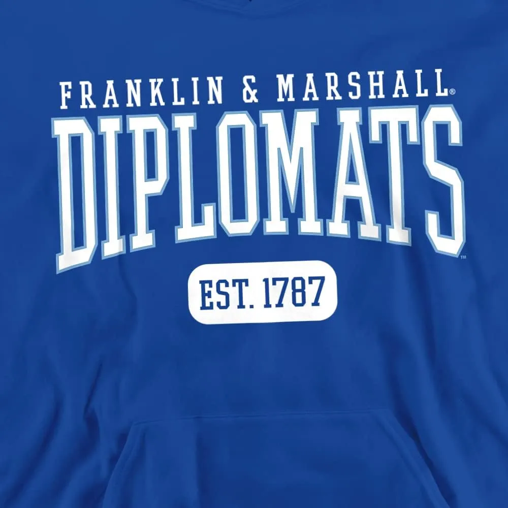 Franklin & Marshall College Official Est. Date Youth Kids Boy/Girls Pull-Over Hoodie Sweatshirt