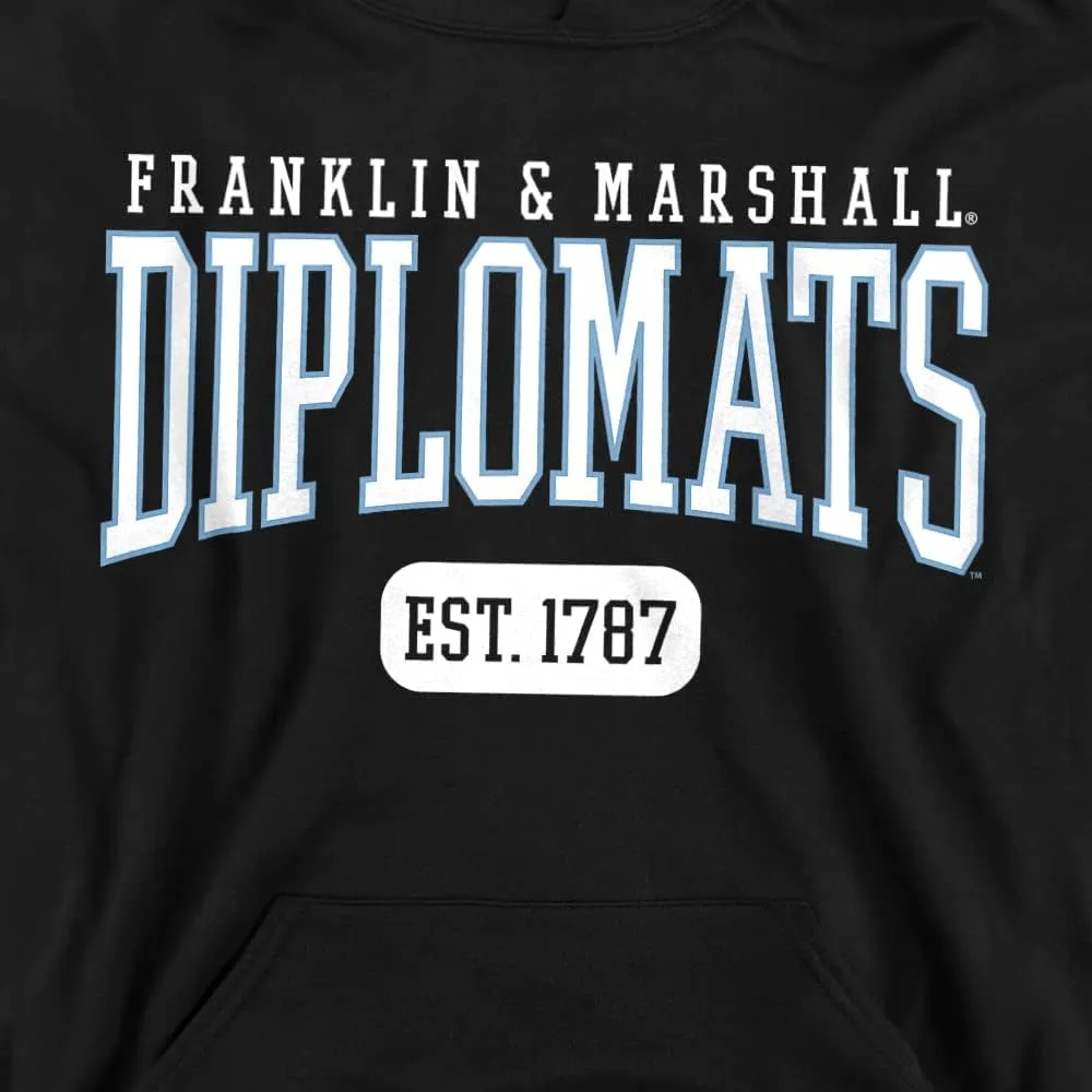 Franklin & Marshall College Official Est. Date Youth Kids Boy/Girls Pull-Over Hoodie Sweatshirt