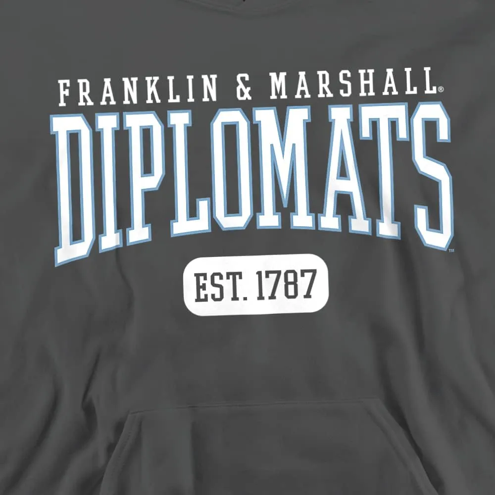 Franklin & Marshall College Official Est. Date Youth Kids Boy/Girls Pull-Over Hoodie Sweatshirt