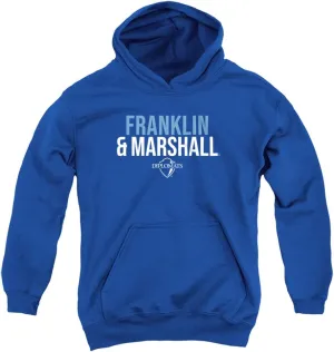 Franklin & Marshall College Official Stacked Youth Kids Boy/Girls Pull-Over Hoodie Sweatshirt