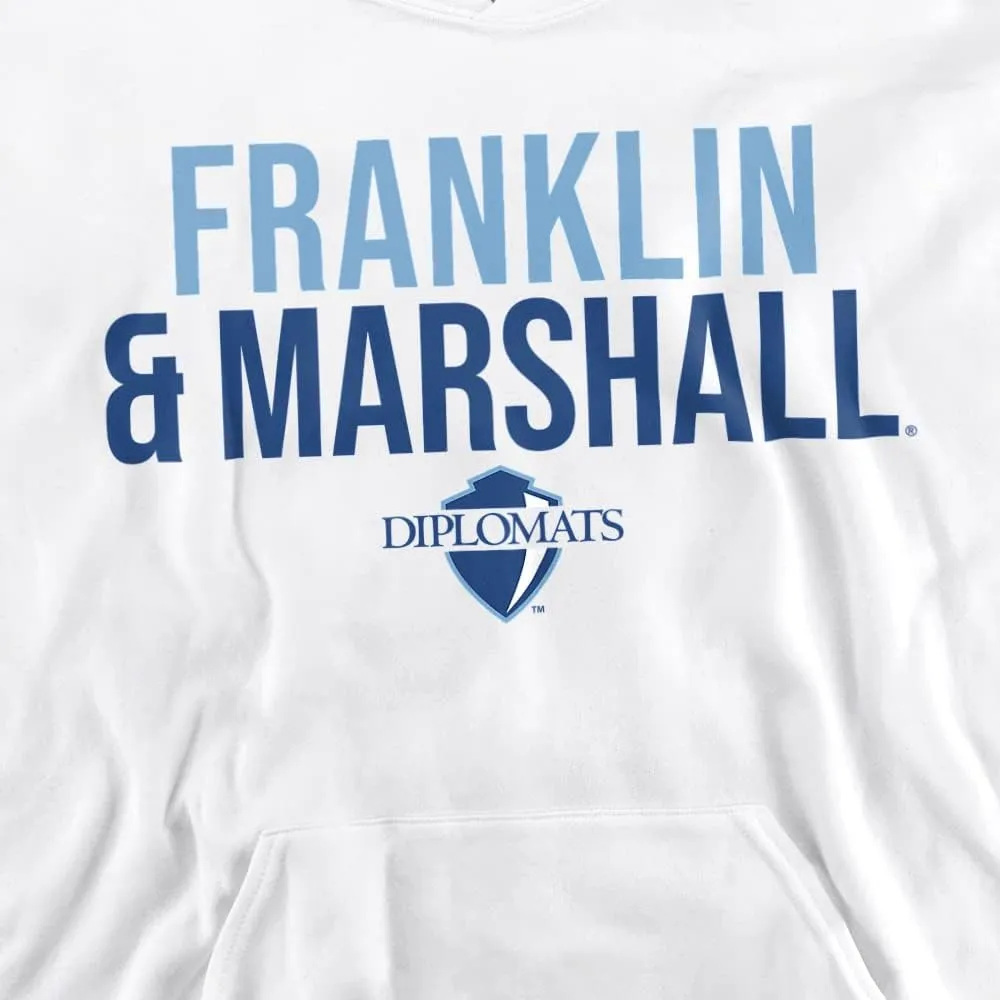 Franklin & Marshall College Official Stacked Youth Kids Boy/Girls Pull-Over Hoodie Sweatshirt