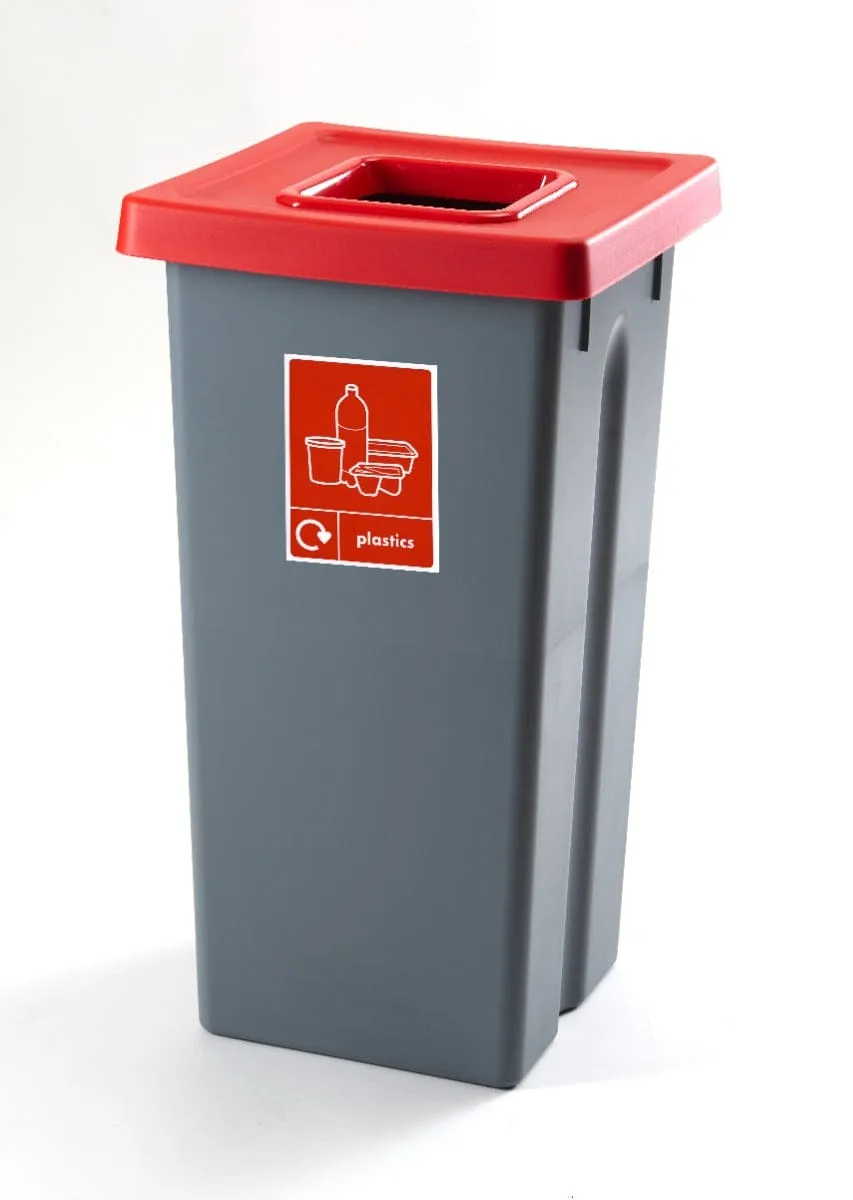 Freestanding Colour Coded Recycling Bin - Available in 3 Sizes
