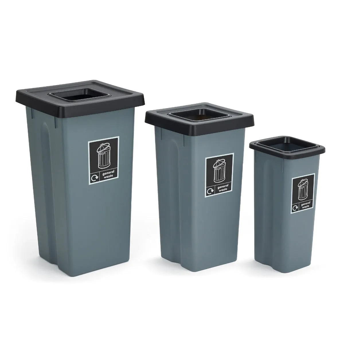Freestanding Colour Coded Recycling Bin - Available in 3 Sizes