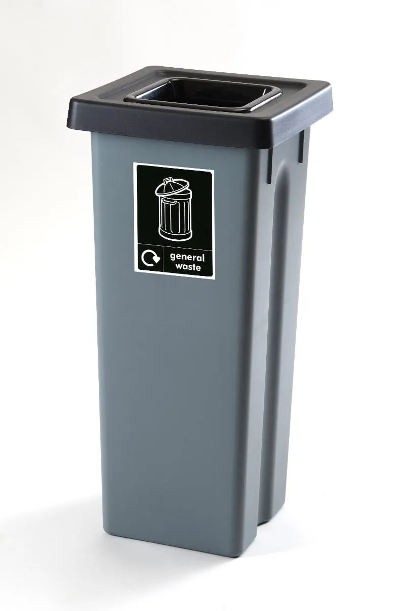 Freestanding Colour Coded Recycling Bin - Available in 3 Sizes