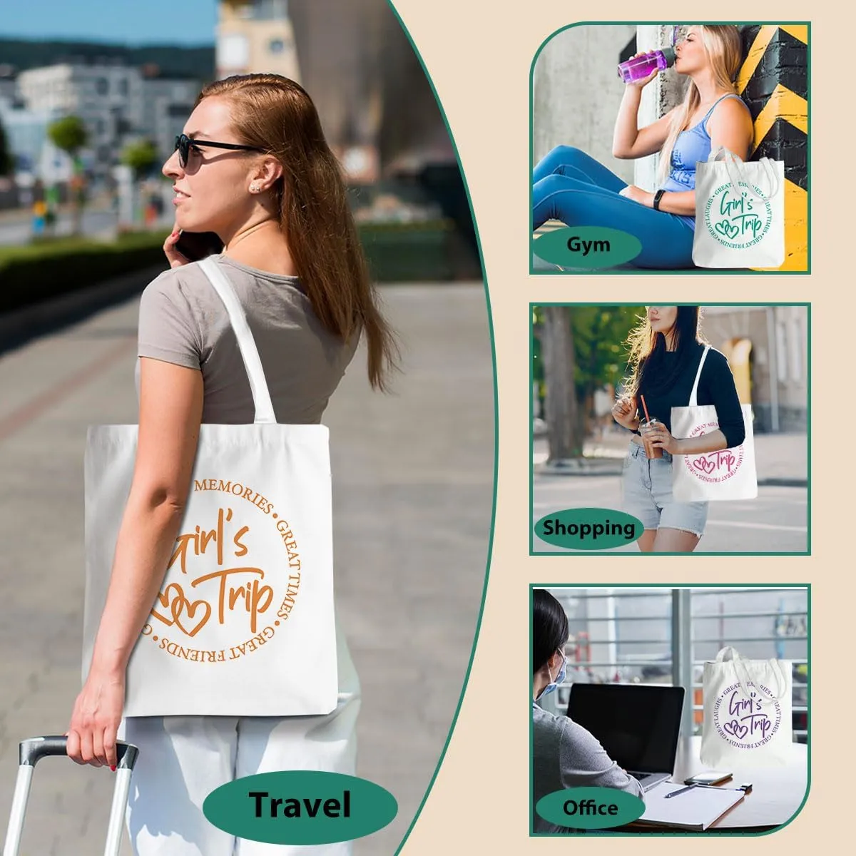 Friend Trip Gifts Favors 2025, Sister Weekend Gifts Tote Bag Goodie Gifts, Bestie Gifts Vacation Weekend Bag Friendship Gifts