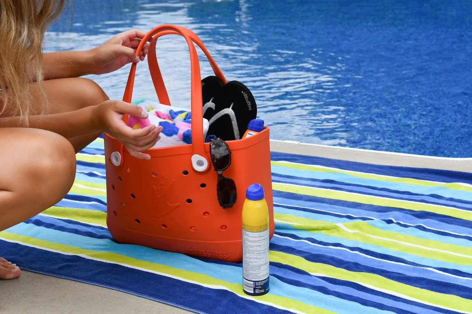 FROGG TOGGS Tote Lightweight, Washable EVA Beach and Beyond Bag