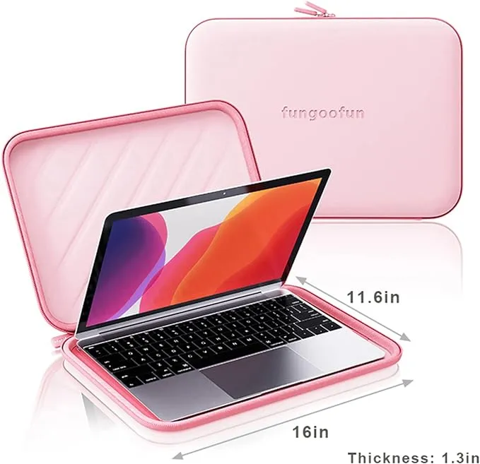 Fungoofun 15" Water proof laptop sleeve- Pink
