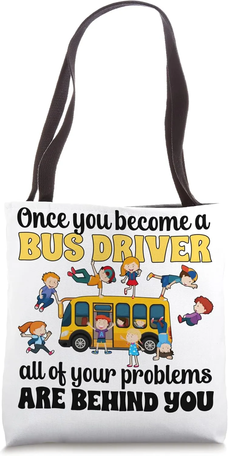 Funny Bus Driver School Bus Driver Tote Bag