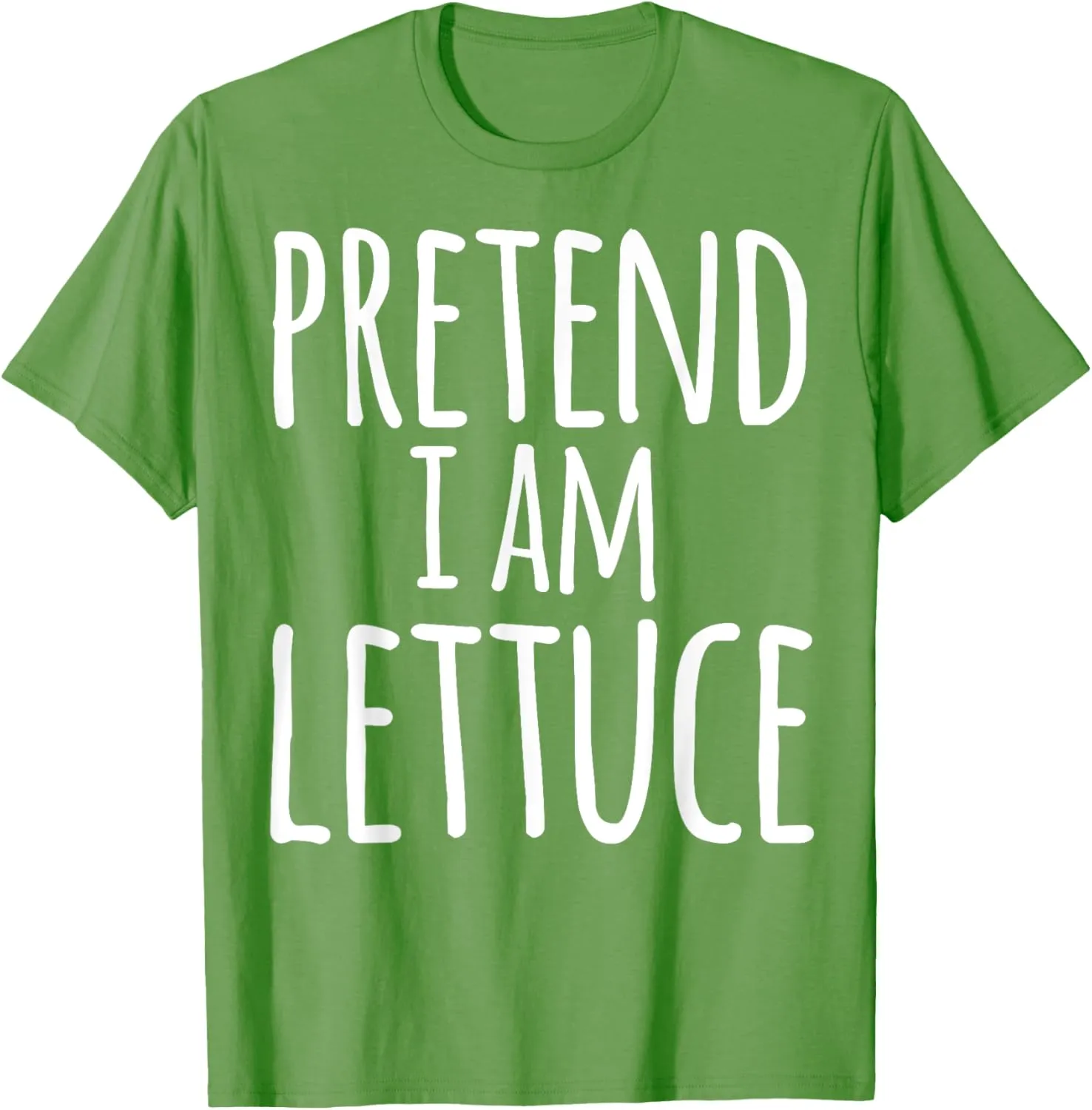 Funny Easy Lazy Halloween PRETEND I AM LETTUCE Costume Gift T-Shirt