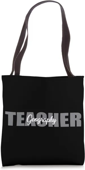 Funny Geography Teachers School Geographical Education Tote Bag