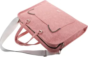 Gadpiparty Stylish Shoulder Bag for Women Large Capacity Laptop Case Shockproof Design Tote Bag for Office and Travel