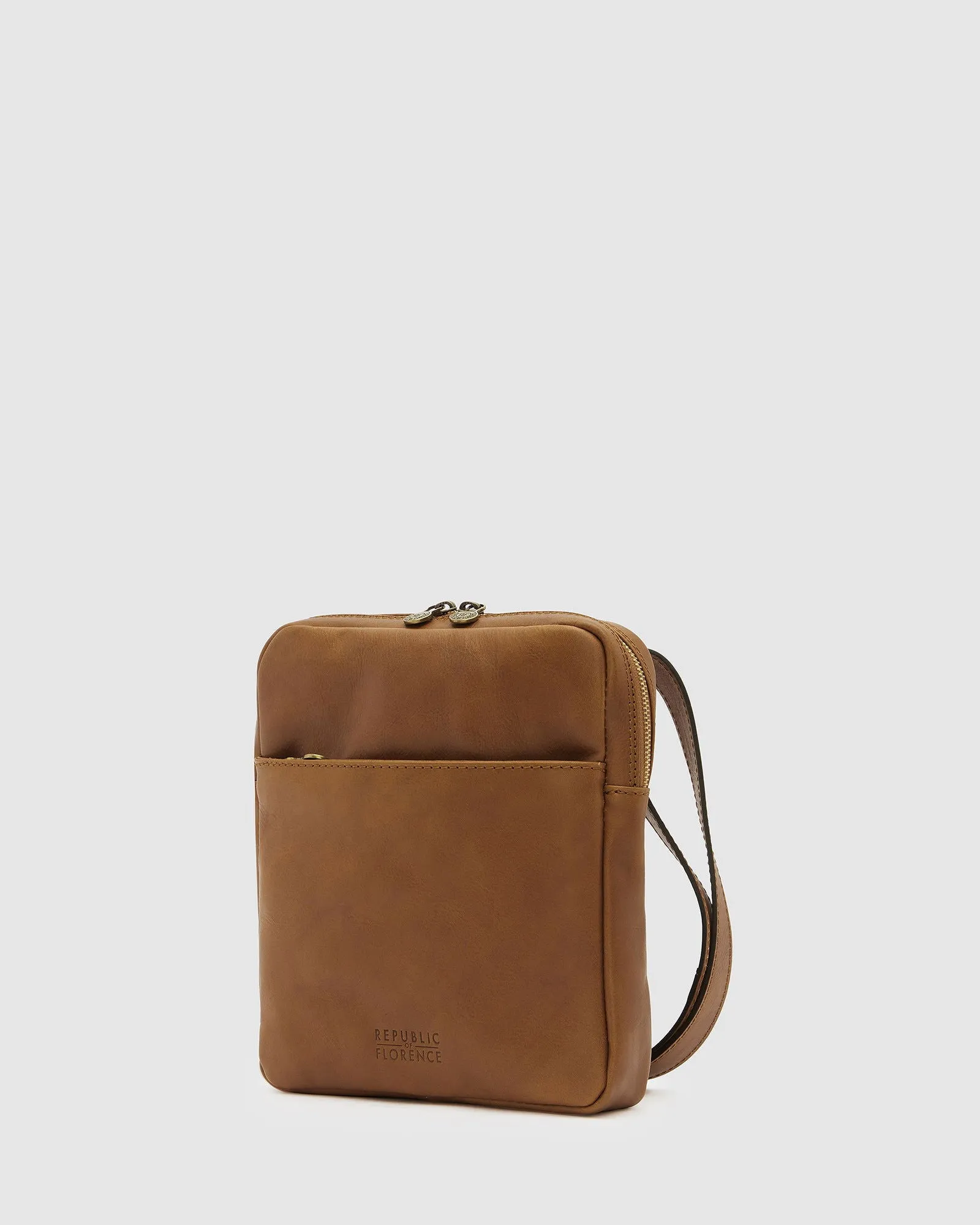Gaius Matt Tan - Leather Satchel