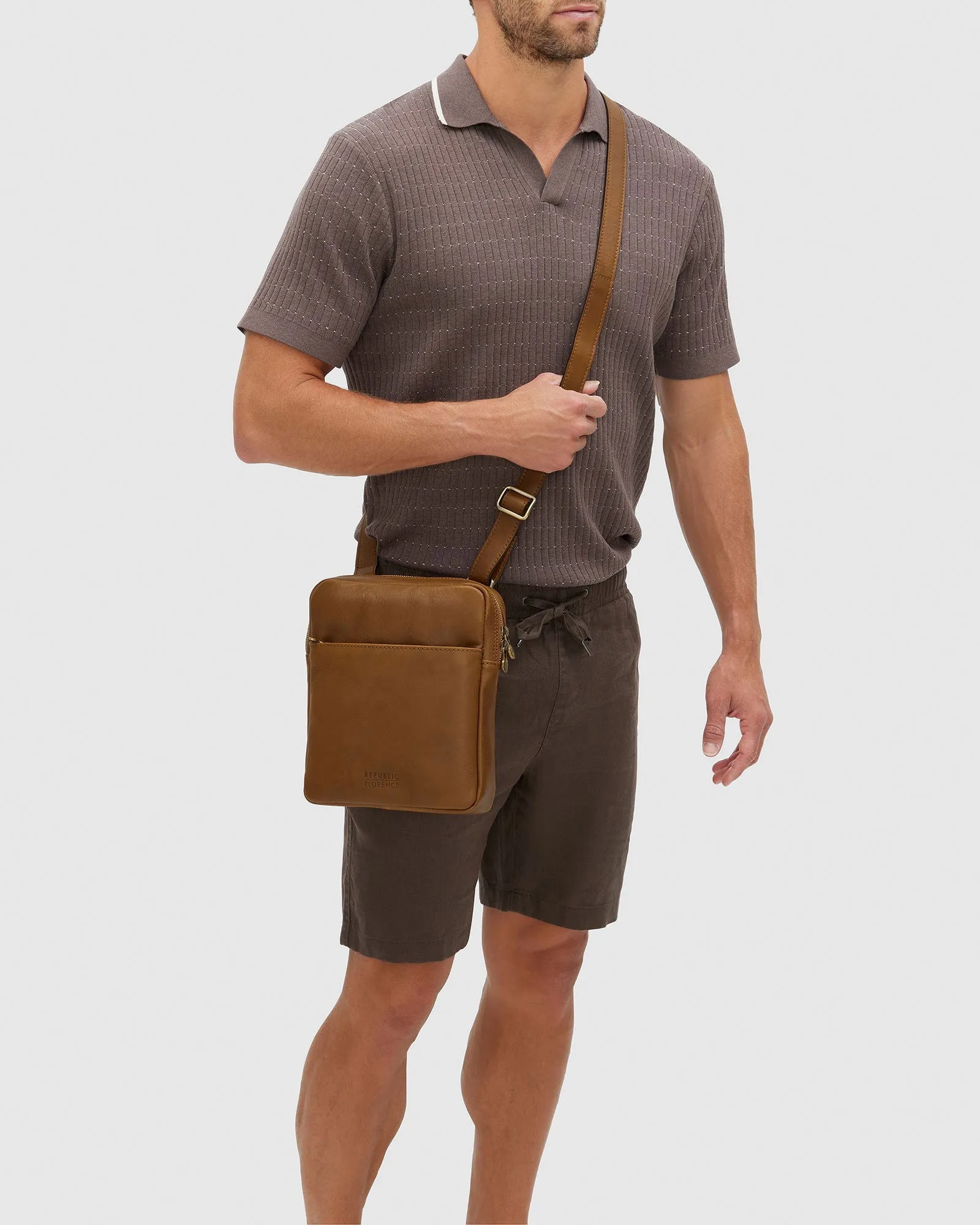 Gaius Matt Tan - Leather Satchel