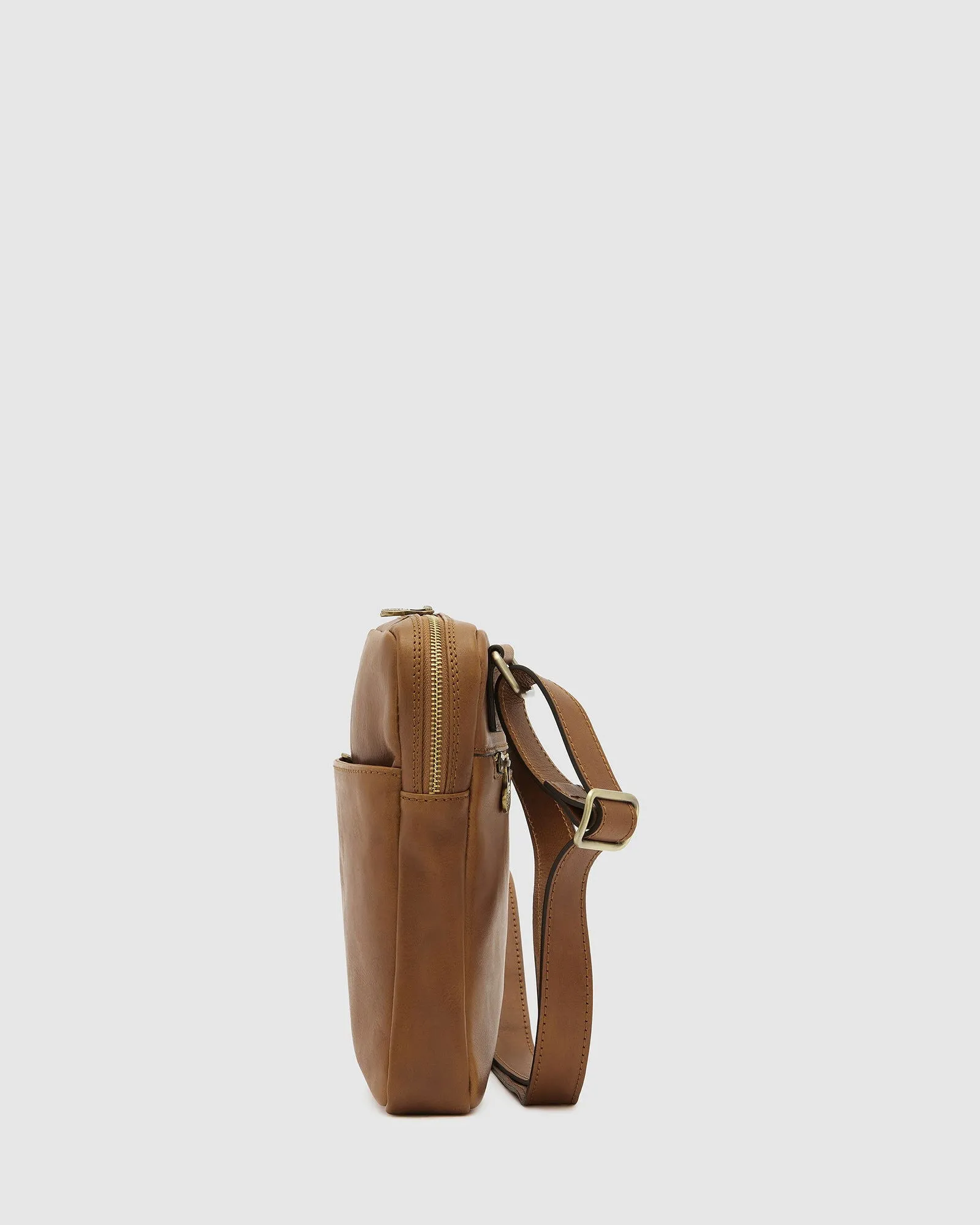 Gaius Matt Tan - Leather Satchel