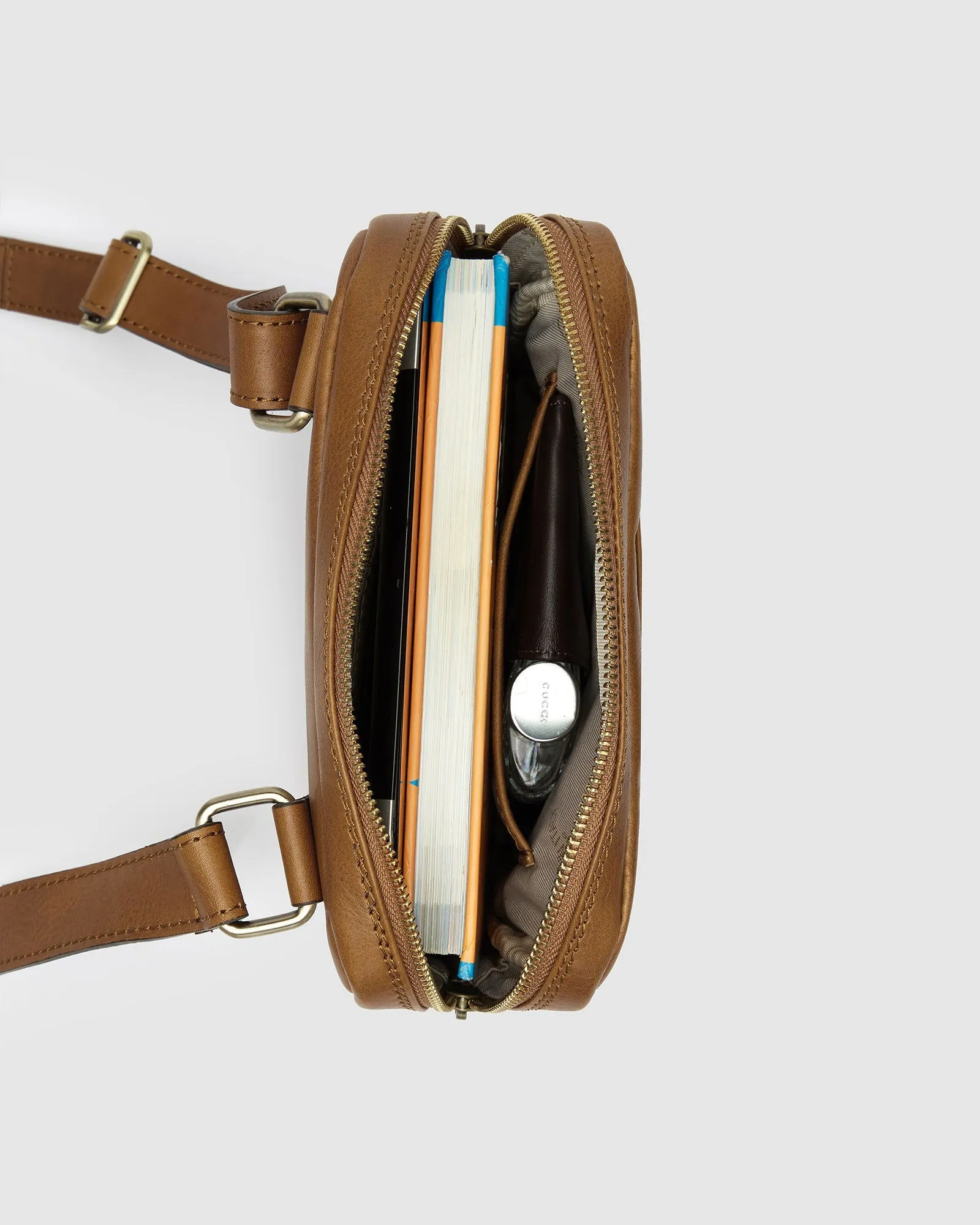 Gaius Matt Tan - Leather Satchel