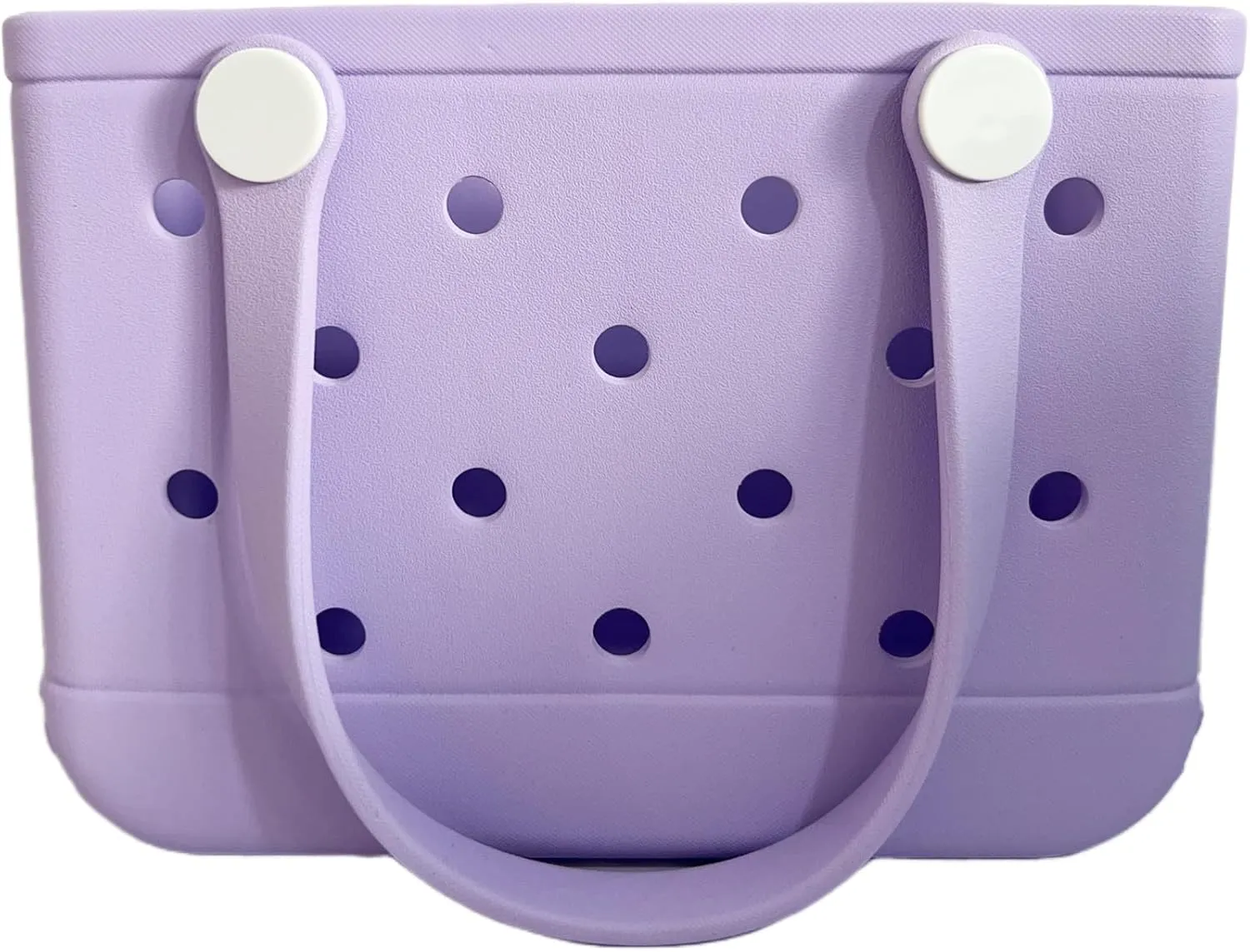 GBB Rubber Tote Bag Small Beach Bag Waterproof Outdoor Tote Bag Washable Tote Portable Travel Bag Open Handbag for Daily