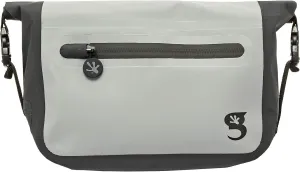 geckobrands Waterproof Tarpaulin Waist Pack - Durable, Adjustable, and Water-Resistant with Multiple Pockets for Beach, Swimming, Boating, and Hiking