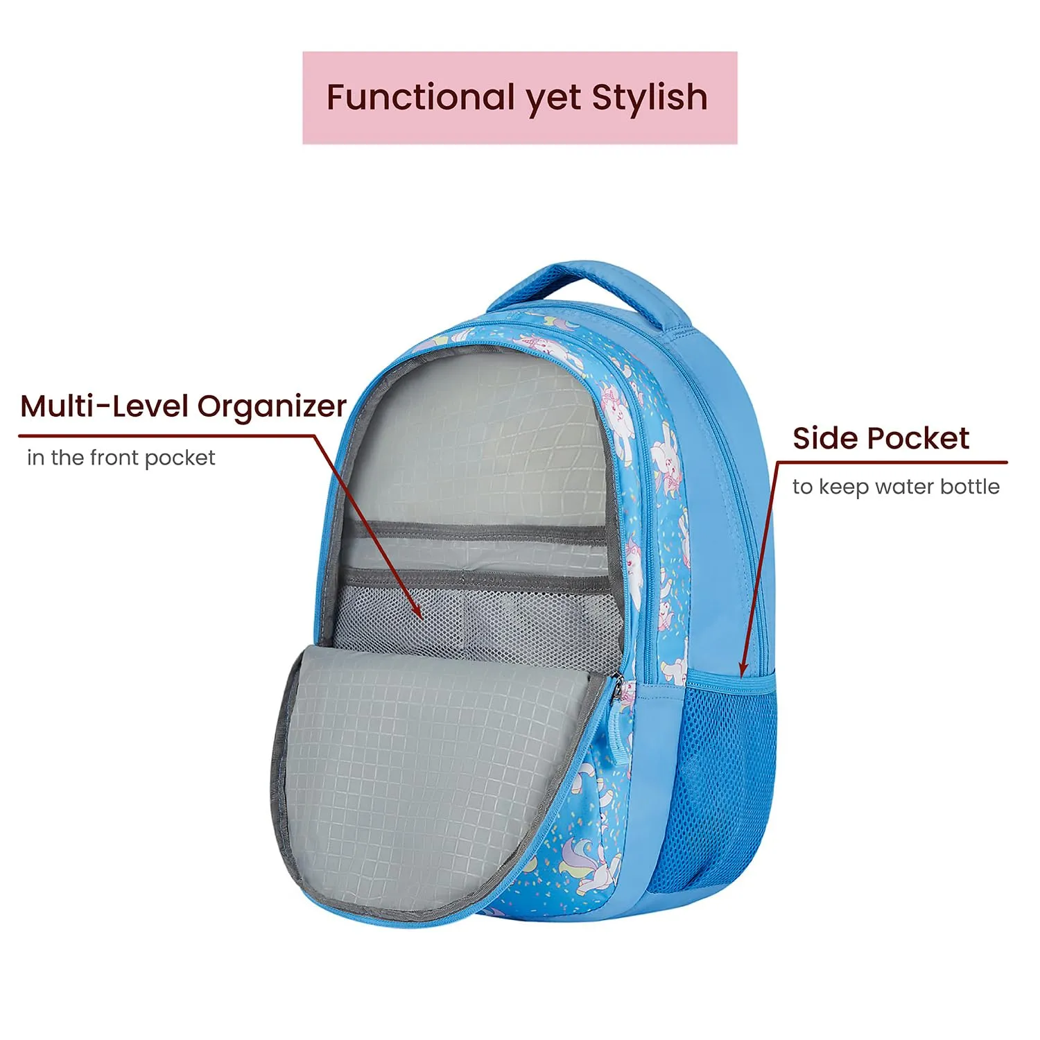 Genie Unicorn DLX 17" Kids Bag