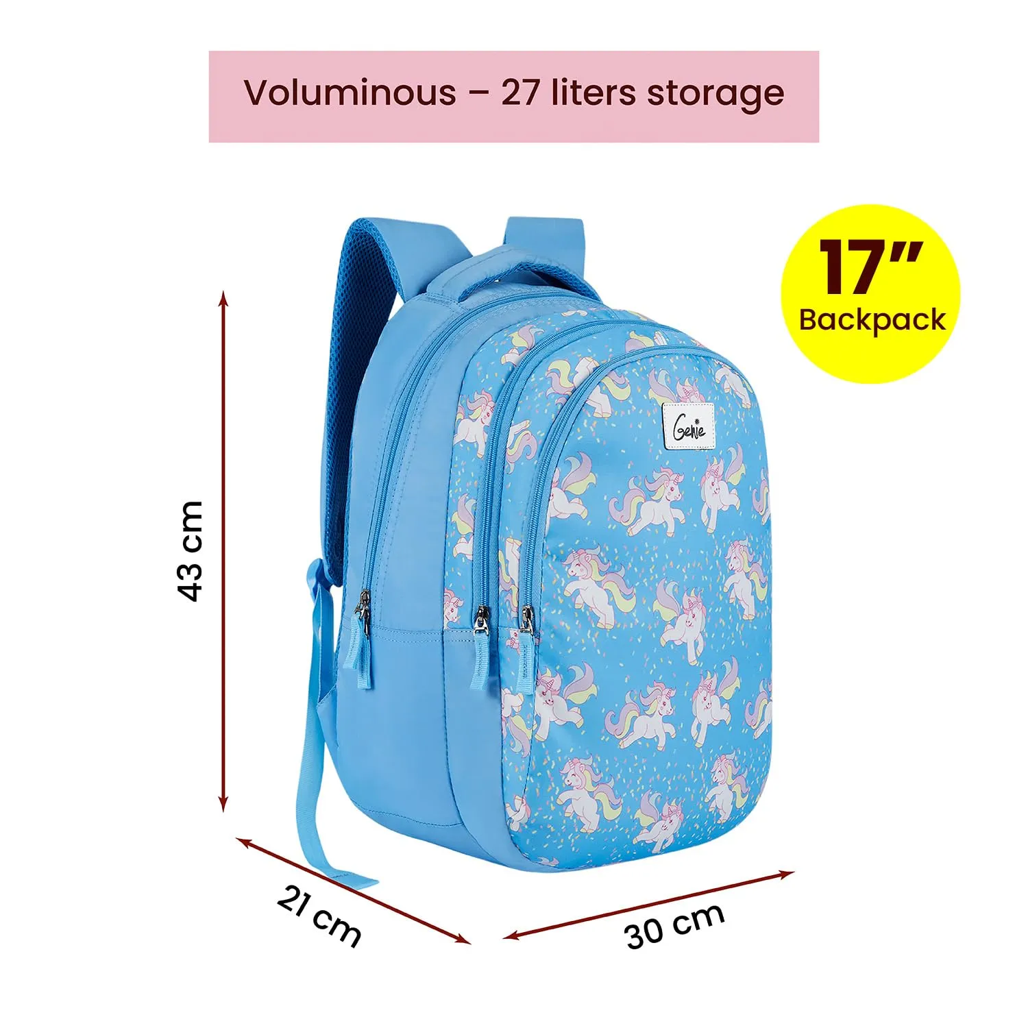Genie Unicorn DLX 17" Kids Bag