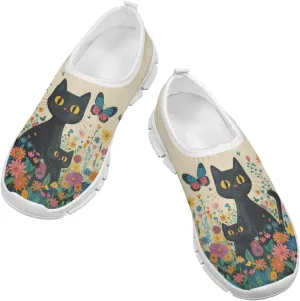 Girls Slip On Sneakers Tennis Shoes Fancy Little Kids Running Shoes