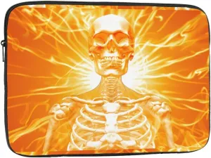 Glowing Skeleton Laptop Inner Bag Laptop Sleeve Case Briefcase Carrying Laptop Cover