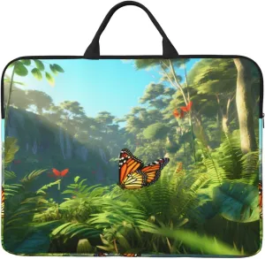 Grasshopper Butterfly Laptop Inner Bag 14 Inch Laptop Sleeve Case for Laptop Briefcase Carrying Bag Pouch Skin Cover