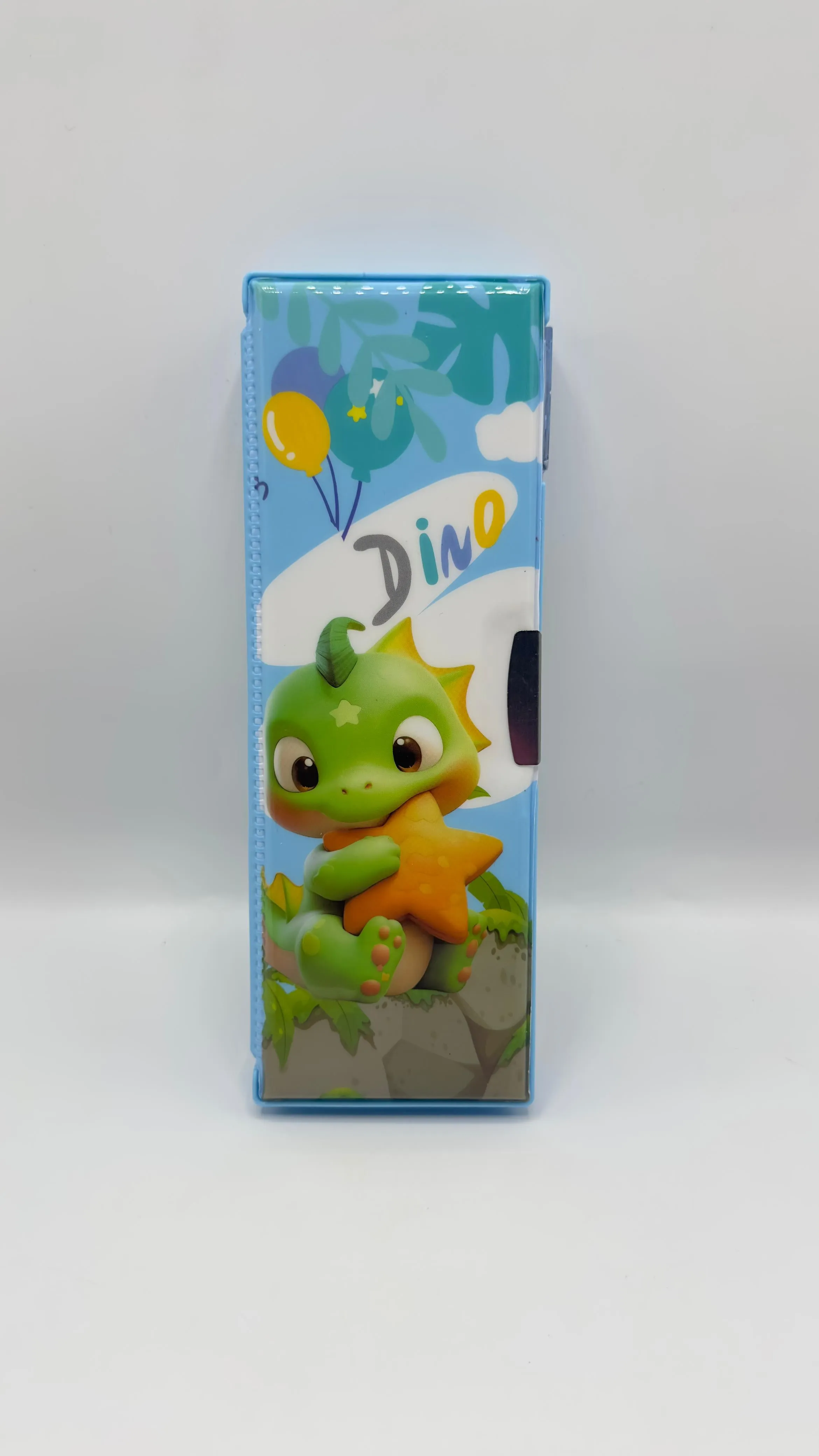 Green Dino Magnetic Calculator Geometry Box For Boys