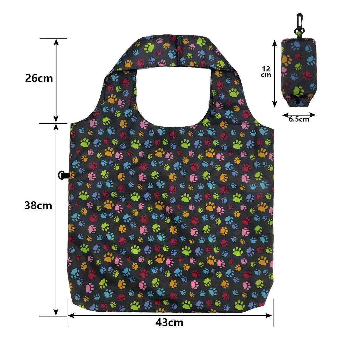 Grocery Bags Heavy Duty Foldable Shopping Tote Bag
