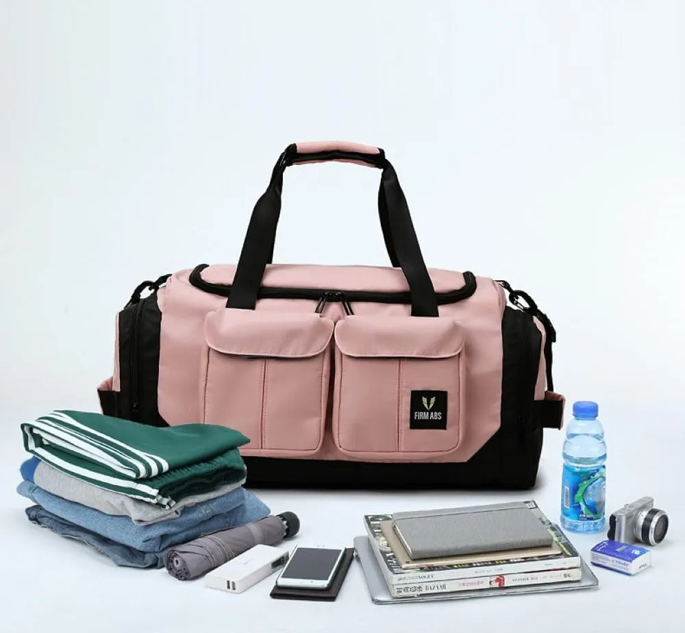 Gym Bag for Women,Sports Travel Duffel Bag, Weekender Overnight Bag with Wet Pocket and Shoes Compartment for Women, Travel,Workout,Gym, Yoga DBE-561 (Fruit Green)
