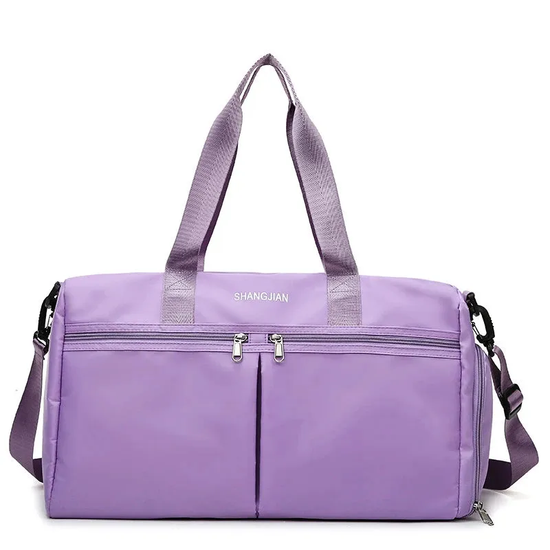 Gym Bag with Shoe Compartment