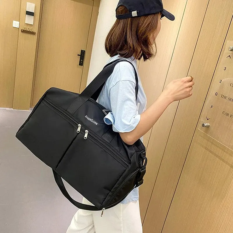 Gym Bag with Shoe Compartment
