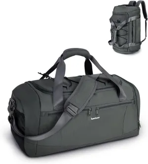 Gym Duffle and Backpack with Shoe,Wet and Laptop Compartment