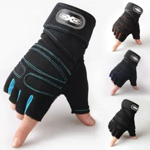 Gym Gloves for Men & Women – Shockproof Fitness Gloves with Wrist Support for Weight Lifting