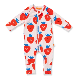 Halcyon Nights Berry Cosy Long Sleeve Zipsuit