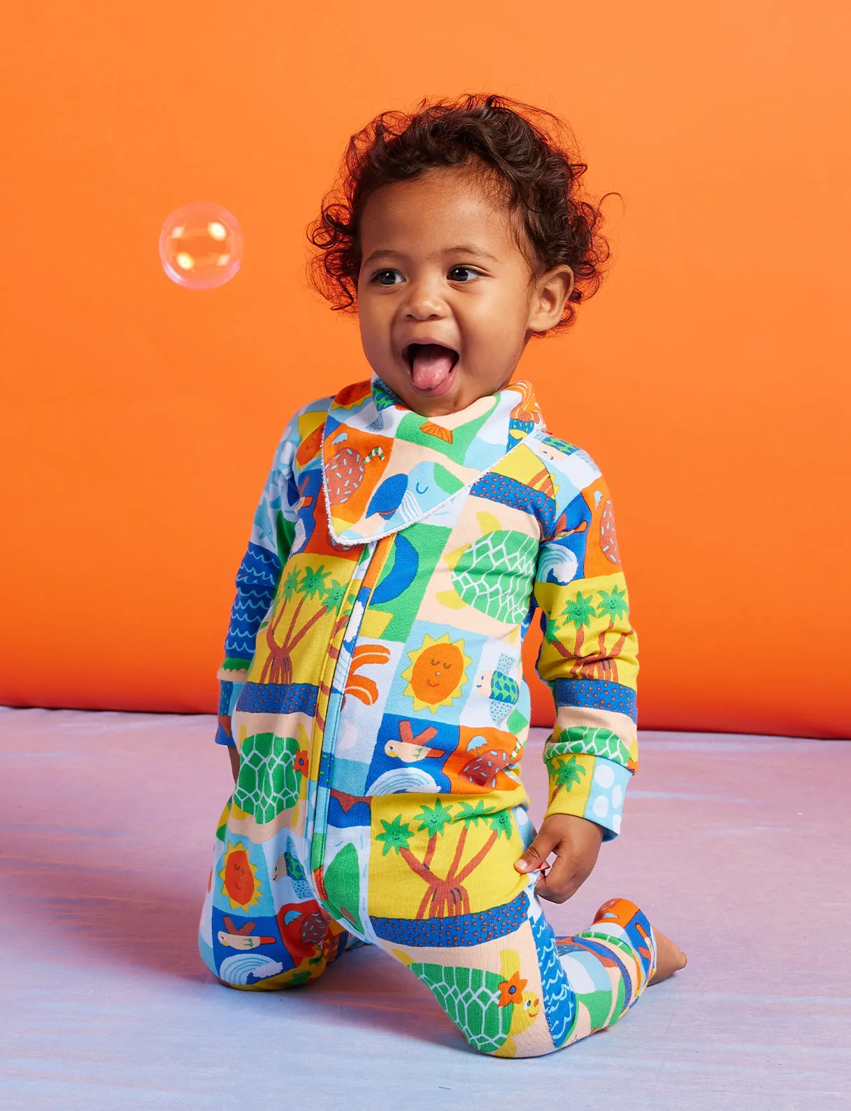 Halcyon Nights Hello Sunshine Long Sleeve Zipsuit