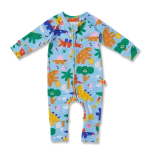 Halcyon Nights Long Sleeve Zipsuit - Dino Days