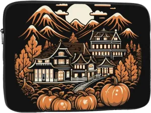 Halloween Village Laptop Inner Bag Laptop Sleeve Case Briefcase Carrying Laptop Cover
