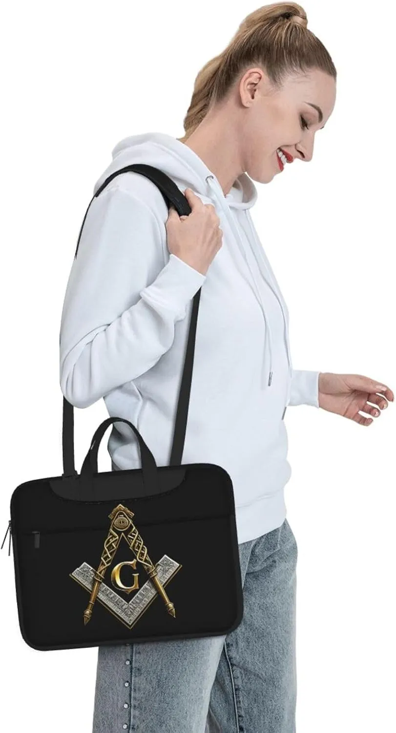 Happy Thanksgiving Pumpkin and Turkey Laptop Bag, Case Shoulder Messenger Bag Briefcase Computer Bag for Men Women
