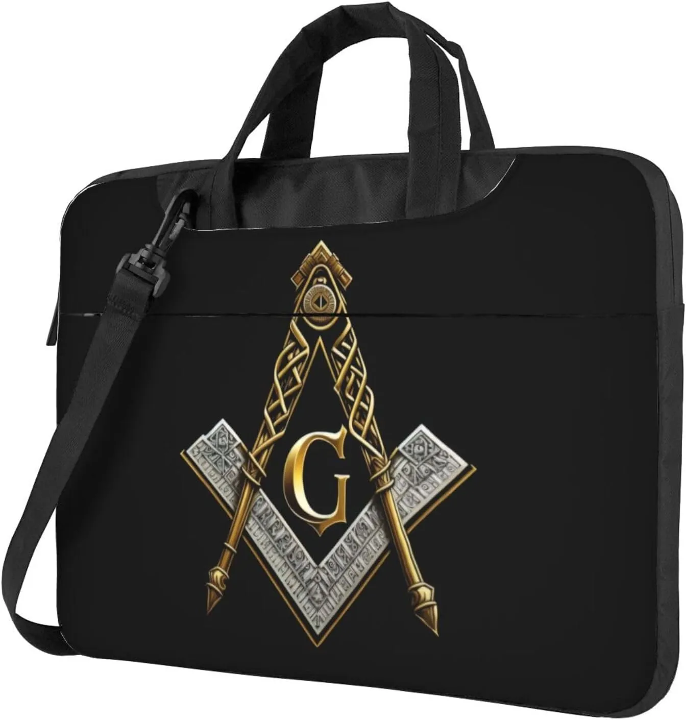 Happy Thanksgiving Pumpkin and Turkey Laptop Bag, Case Shoulder Messenger Bag Briefcase Computer Bag for Men Women