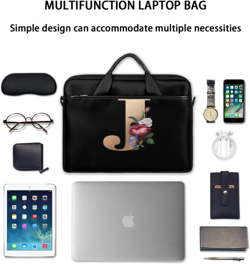 Hawaiian Tiki Pattern Laptop Shoulder Messenger Bag Waterproof Laptop Briefcase with Handle and Padded Strap Case Sleeve