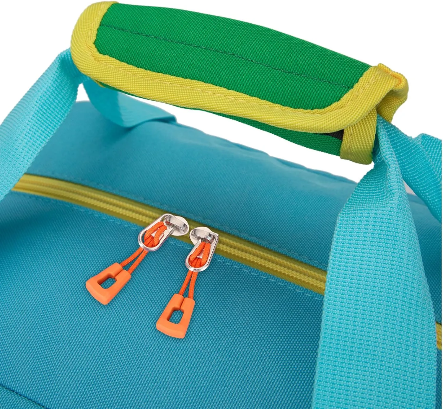 HawLander Small Duffle Bag for Kids Boys or Girls, Gym Bag for Sports (Green Yellow)