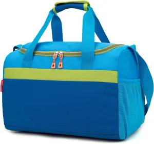 HawLander Sport Duffle Bag for Kids Boys or Girls, Small Gym Bag for Sports (Blue)